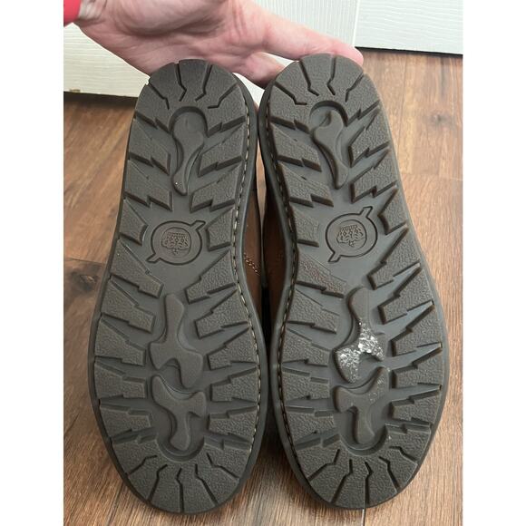 BORN Blaine Brown Leather Water-Resistant Lace-Up Hiking Walking Boots - Picture 12 of 12